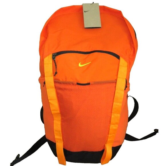 Nike Other - Nike Hike Backpack Travel Bag Safety Orange Black Atomic Green 27L DJ9677-819
